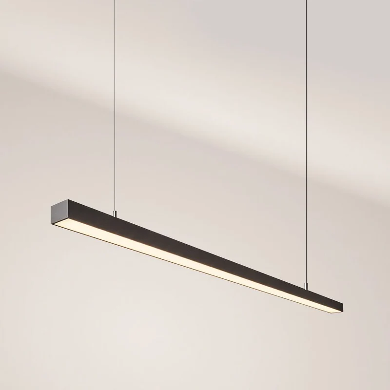 s.luce Oris LED-Linienlampe Büro-Pendelleuchte XL nach Maß 2700K