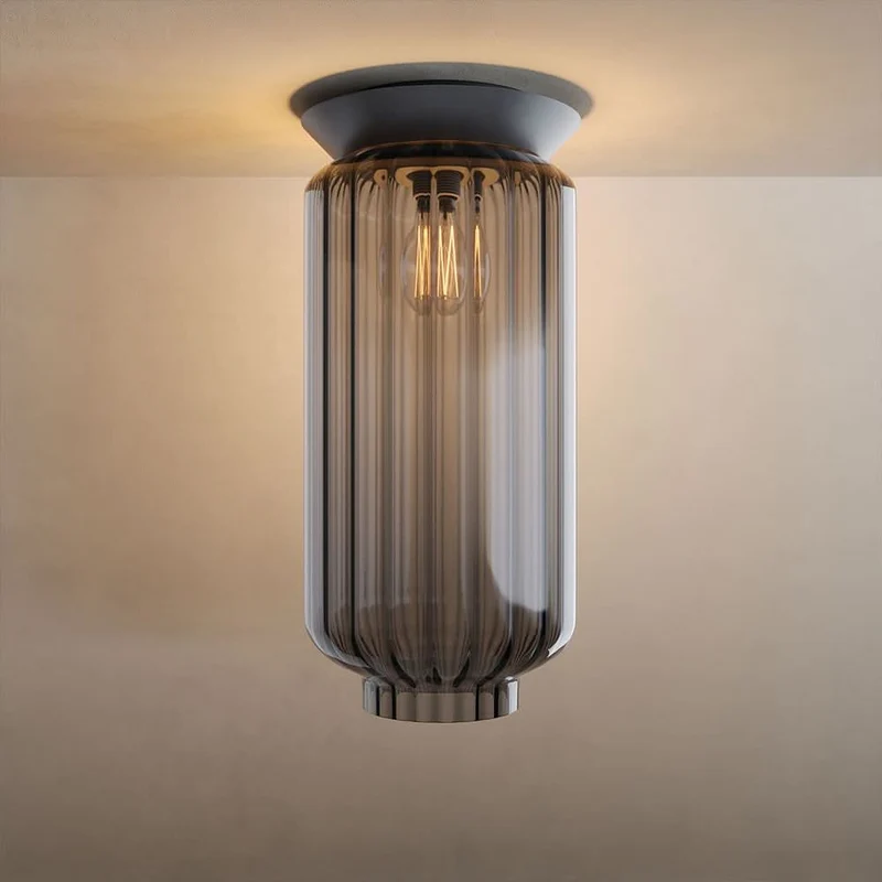 s.luce Velo Glas-Deckenleuchte E27