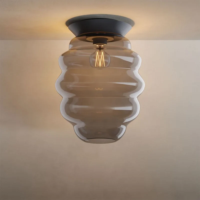 s.luce Echos Glas-Deckenleuchte E27