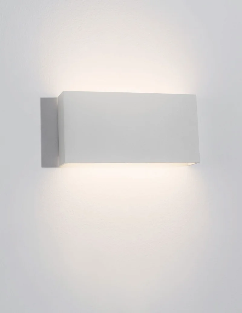 Mile LED Außenwandleuchte Rechteckig Up & Down 3000K Weiß IP54