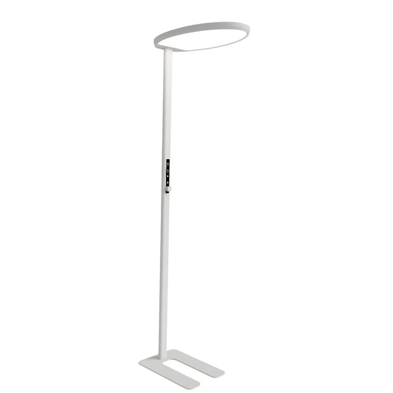 LED-Büro-Stehleuchte, Up/Down, 110 W, 8.000 lm, 4.000 K, weiß, UGR<16, dimmbar