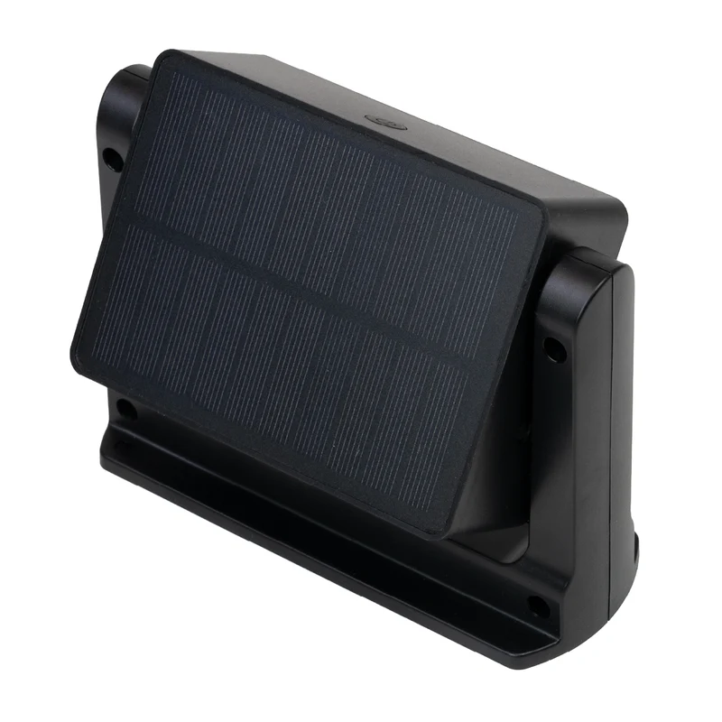Automatisch rotierender Solar-Fluter mit Bewegungssensor, 6W, 800 lm, 3000K, IP65, Akku