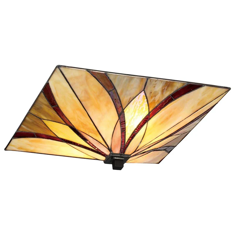 Deckenleuchte Asheville 2-flammig 38x38cm