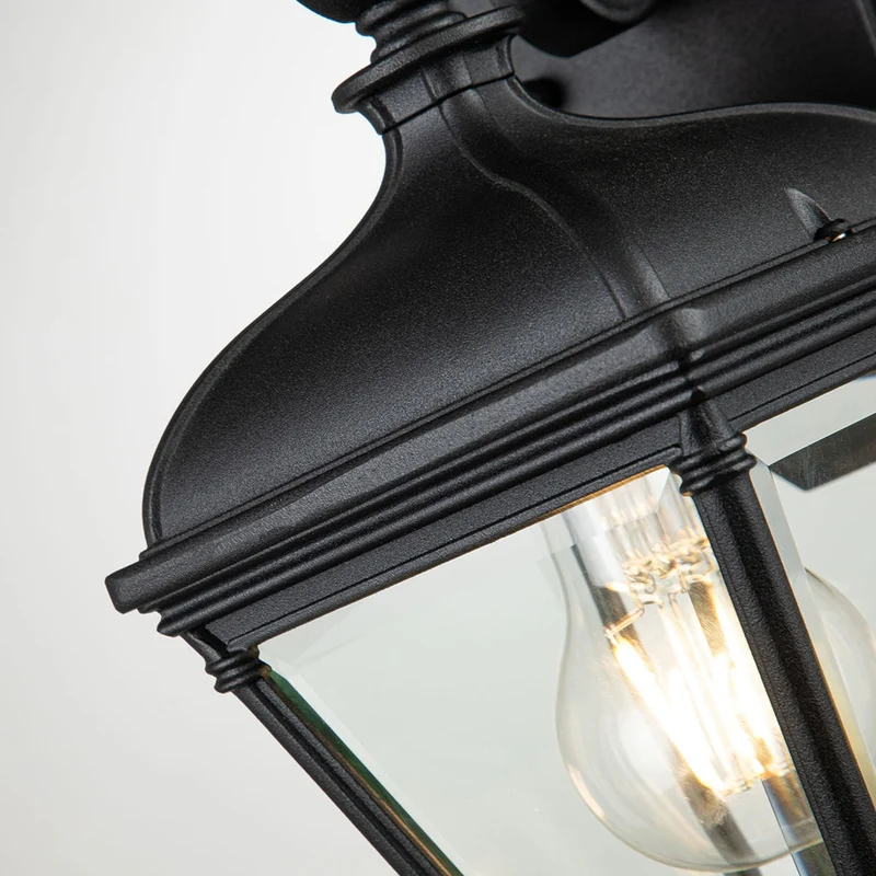Außen-Wandlaterne Bayview 1-flammig IP44 Schwarz