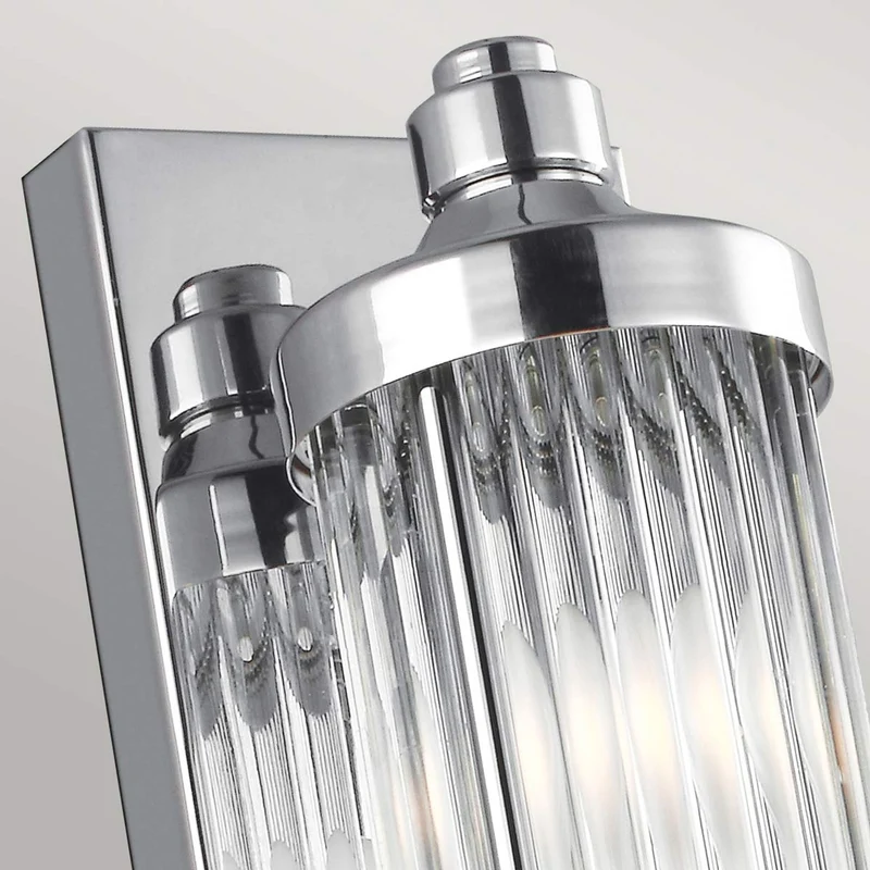 Wandleuchte Paulson 4-flammig IP44 Chrom