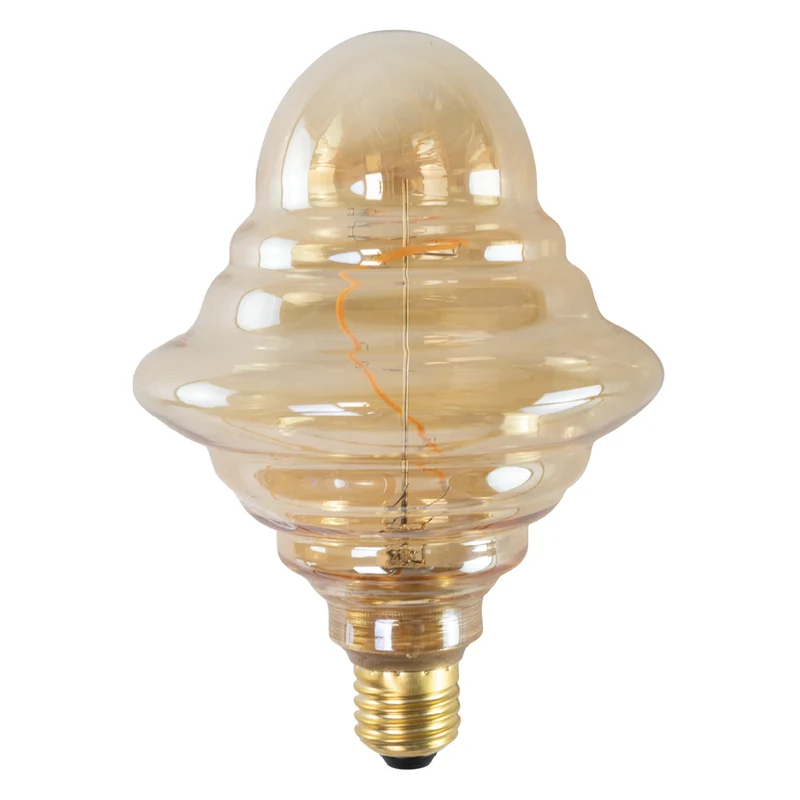 LED Filament Leuchtmittel, UFO, Amber, UFOG125, E27, 4 W, 265lm, 2200K, dimmbar