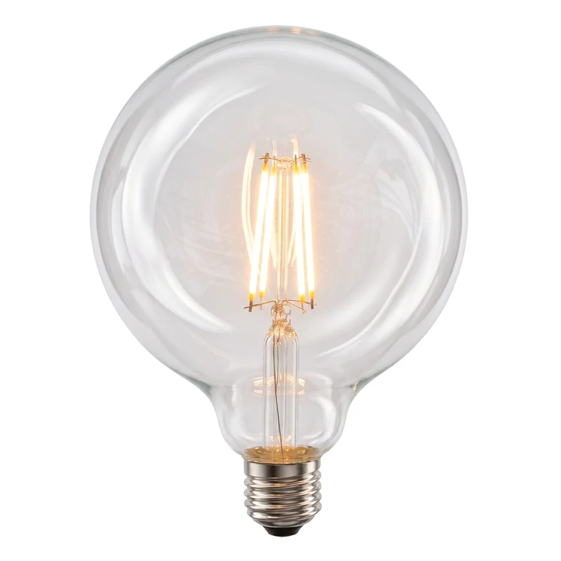LED Filament Leuchtmittel, BULB, G125, E27, 8 W, 1055 lm, 2700 K, dimmbar