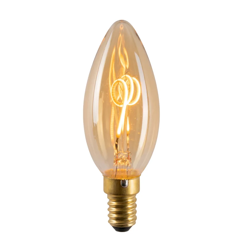 LED Filament Leuchtmittel, Kerze, C35, E14, 3 W, 165 lm, 2200K, dimmbar
