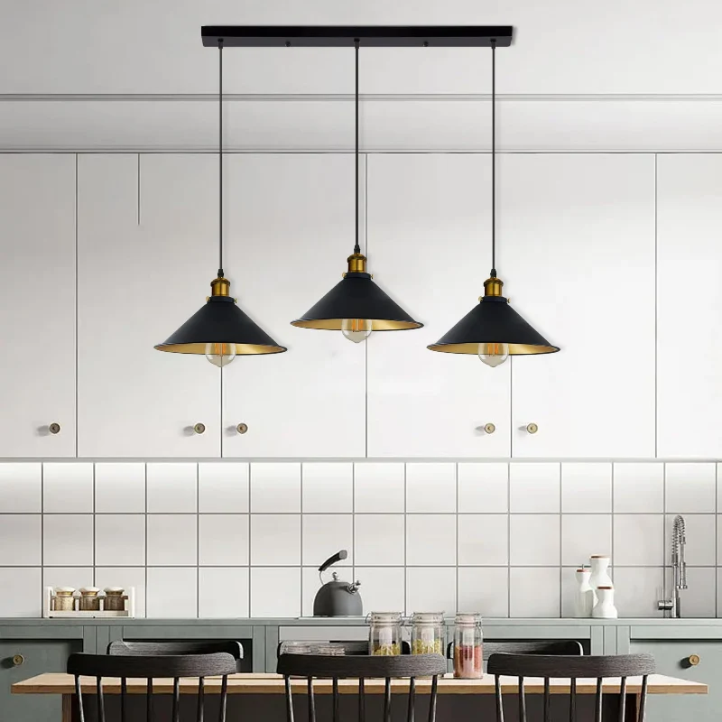Industrial Pendelleuchte Schwarz 1 / 3-flammig LEDSONE ~3629
