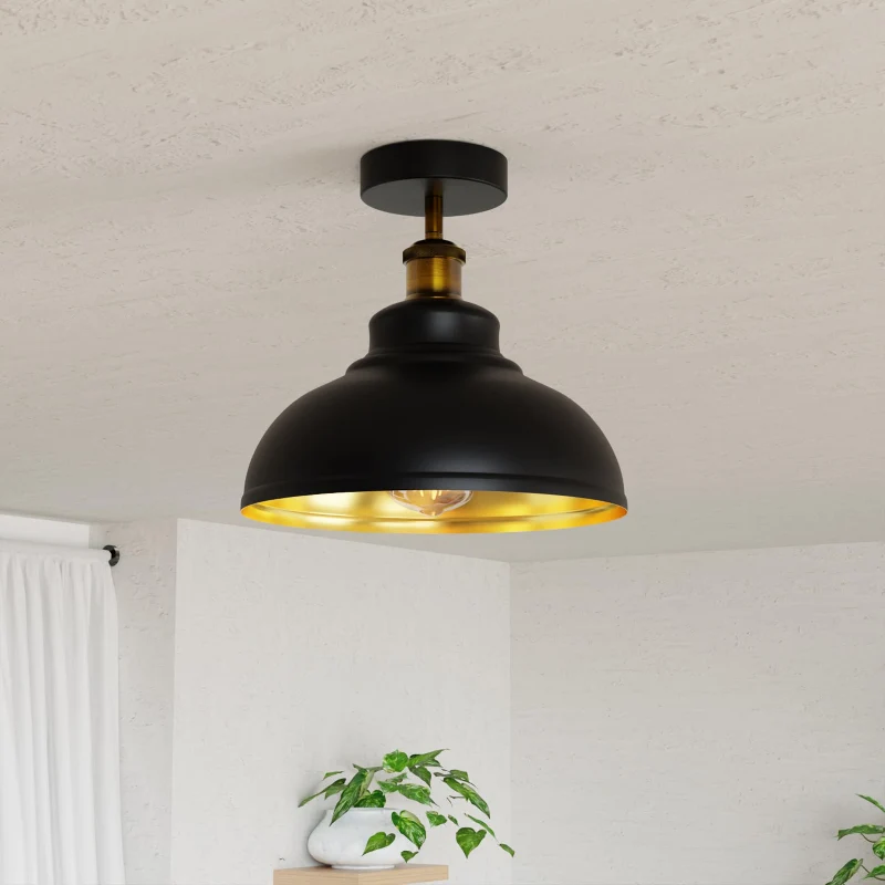 Industrie-Deckenlampe Schwarz Ø 29cm All Seasons Life ~3652