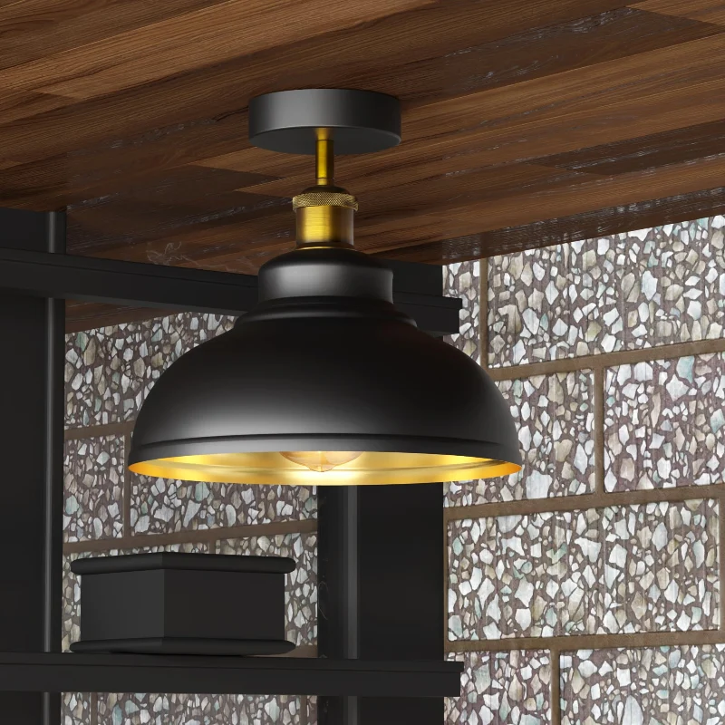 Industrie-Deckenlampe Schwarz Ø 29cm All Seasons Life ~3652