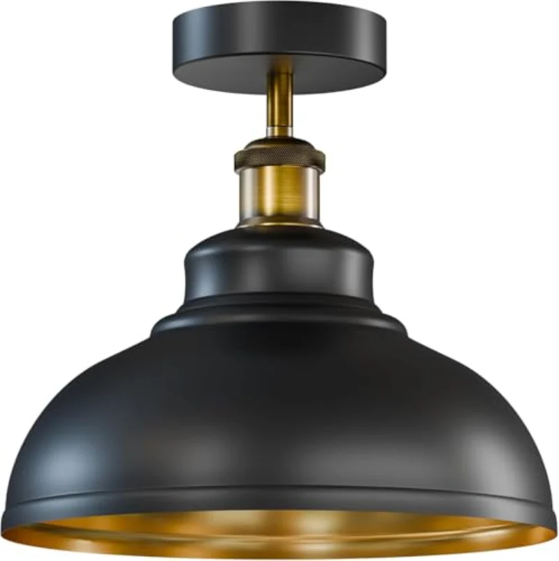 Industrie-Deckenlampe Schwarz Ø 29cm All Seasons Life ~3652