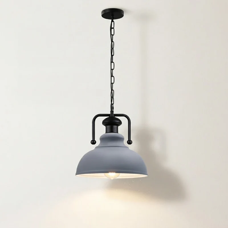 Joch Pendelleuchte Industrie – Vintage Gutsherren Hängelampe | Ø29cm | E27 ~3598
