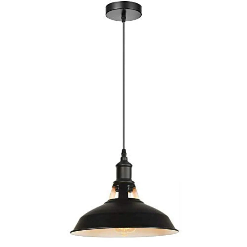 LEDSONE Industrial Hängeleuchte Metallschirm 30cm ~3586