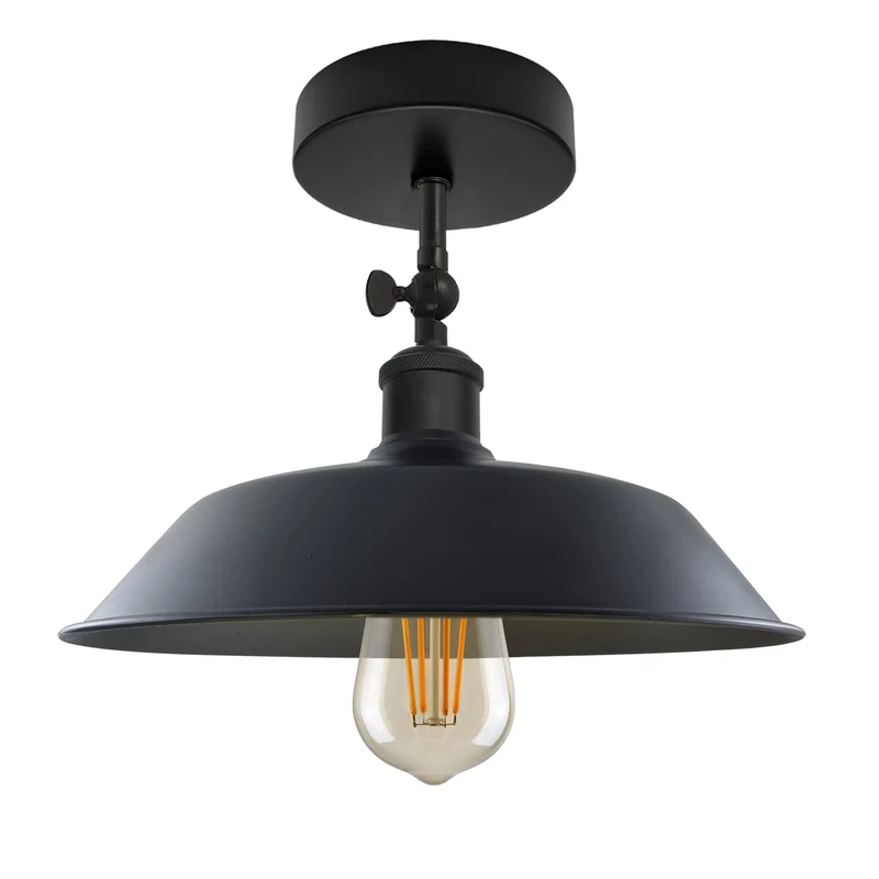 Schwarze Deckenleuchten verstellbar Vintage Deckenlampe~3259