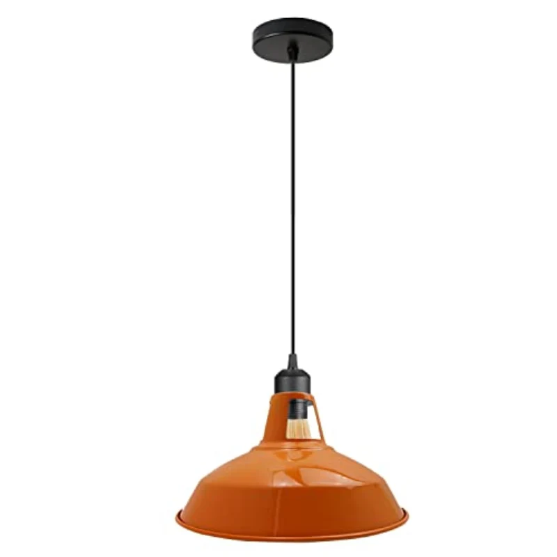 Retro Industrial Pendelleuchte mit 30cm Metall-Schirm ~3567