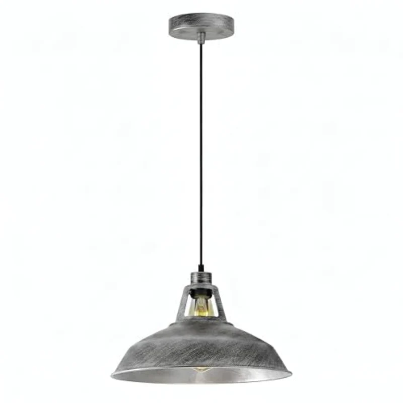 Retro Industrial Pendelleuchte mit 30cm Metall-Schirm ~3567