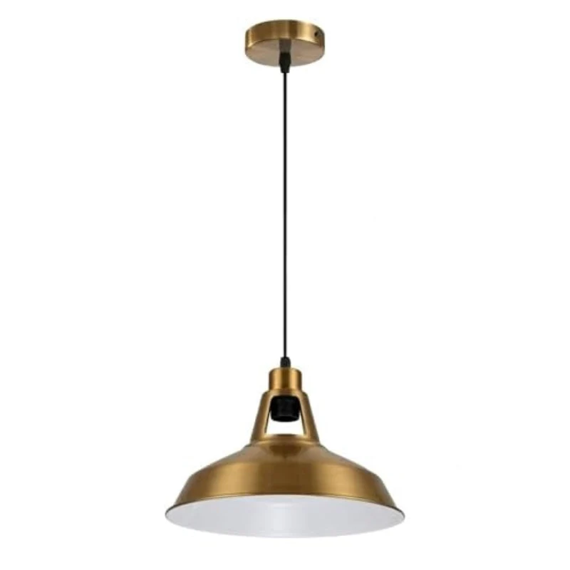 Retro Industrial Pendelleuchte mit 30cm Metall-Schirm ~3567