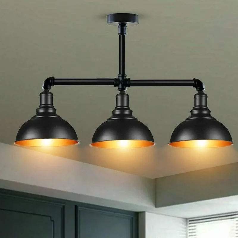 Industrie Agunnaryd Steampunk Lampe Schwarz ~3563