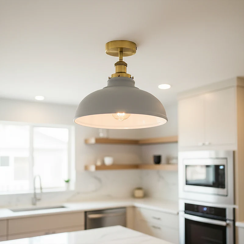 Ledsone 1 Flammige Deckenleuchte Alpenstil ~3560