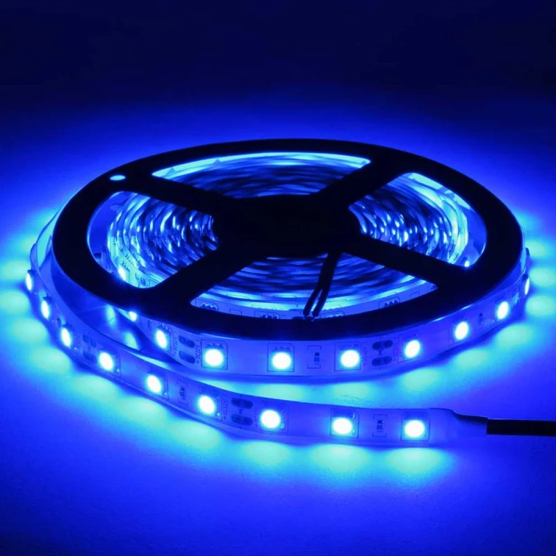 LED-Streifen, 72W, 12V, blau, 60 LEDs/m, 5m, 10mm