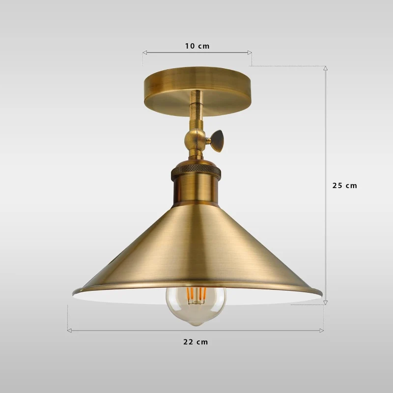 All Seasons Life Vintage Deckenleuchte Verstellbar Deckenlampe~3782