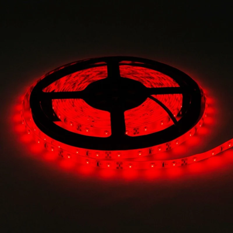 LED-Streifen, 24W, 12V, 60 LEDs/m, IP54, 5m, rot