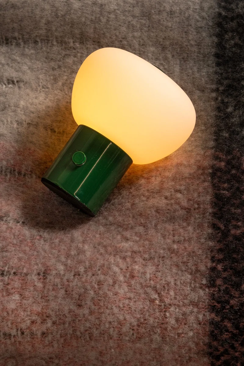 LED-Tischlampe Gustav mit Akku, per Touch dimmbar