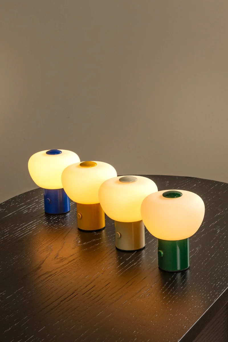 LED-Tischlampe Gustav mit Akku, per Touch dimmbar