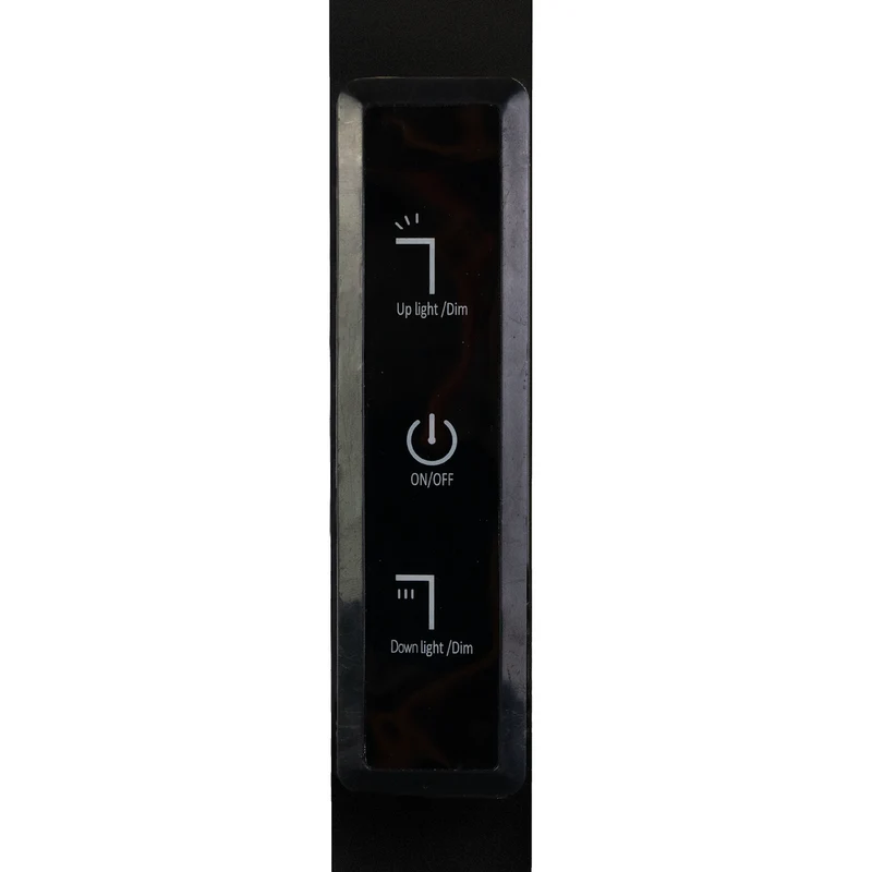 LED Büro-Klemmleuchtel Up/Down, UGR<16, CRI98, dimmbar, 45 W, 1200 x 40 x 1050 mm, 3500 lm, schwarz