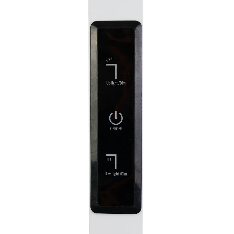 LED Büro-Klemmleuchte Up/Down, UGR<16, CRI98, dimmbar, 45 W, 1200 x 40 x 1050 mm, 3500 lm, weiß