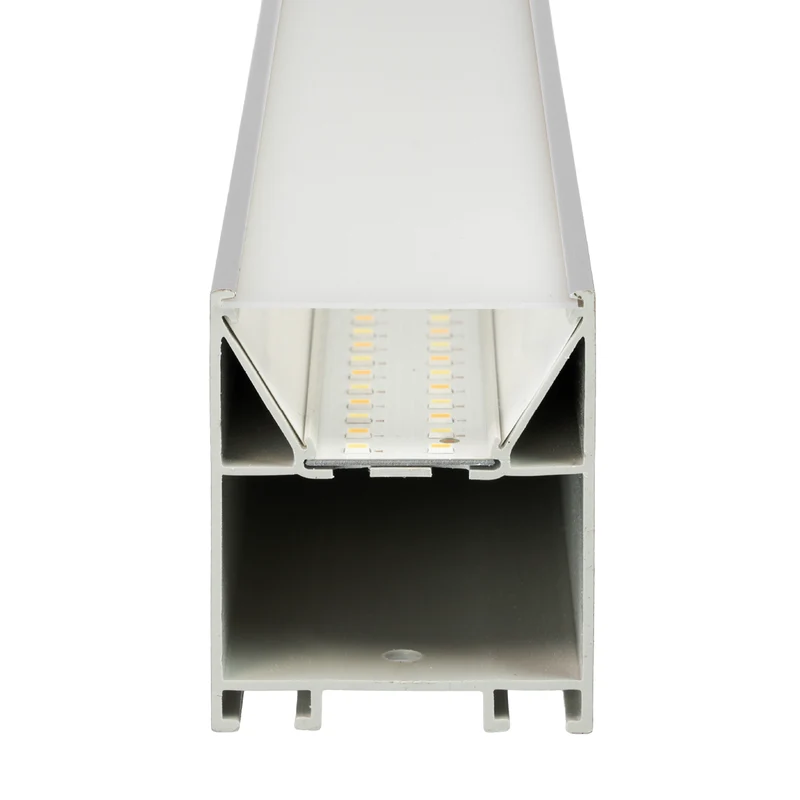 LED Büro-/Tresenleuchte, in Grau, 120 cm, 40W, 4800 lm, 3000-6500 K (CCT), EAGLERISE Netzteil