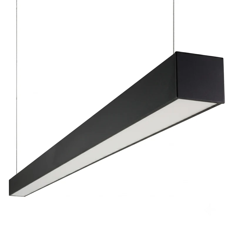 LED Büro-/Tresenleuchte, in Schwarz, 120 cm, 40W, 4800 lm, 3000-6500 K (CCT), EAGLERISE Netzteil