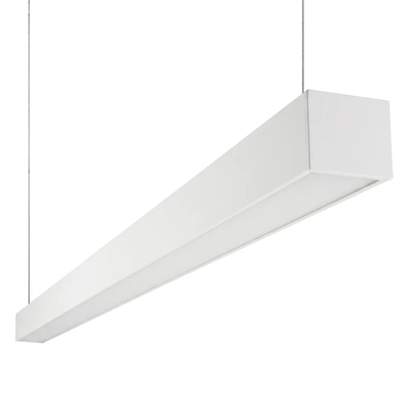 LED Büro-/Tresenleuchte, in Weiß, 120 cm, 40W, 4800 lm, 3000-6500 K (CCT), EAGLERISE Netzteil