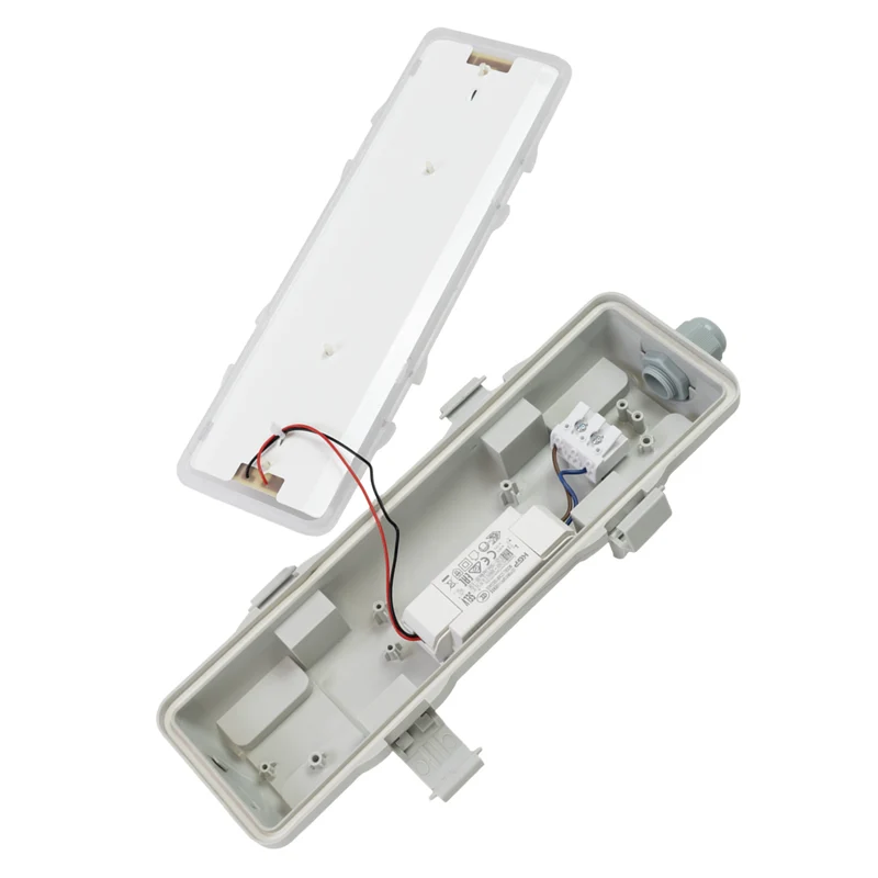 LED Feuchtraumleuchte, 32 cm, 6 W, 600 lm, 4000 K (neutralweiß), IP65, mit Quick Connector