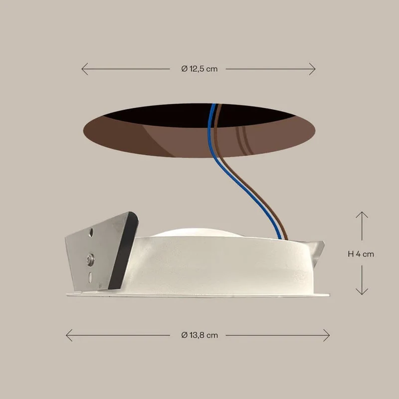 s.luce Santa Deep LED-Einbaustrahler schwenkbar & dimmbar