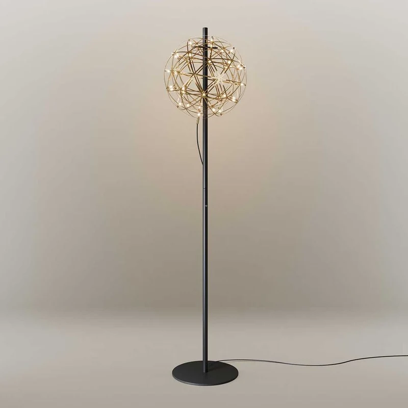 s.luce Atom LED-Stehleuchte aus Metall mit Touchdimmer