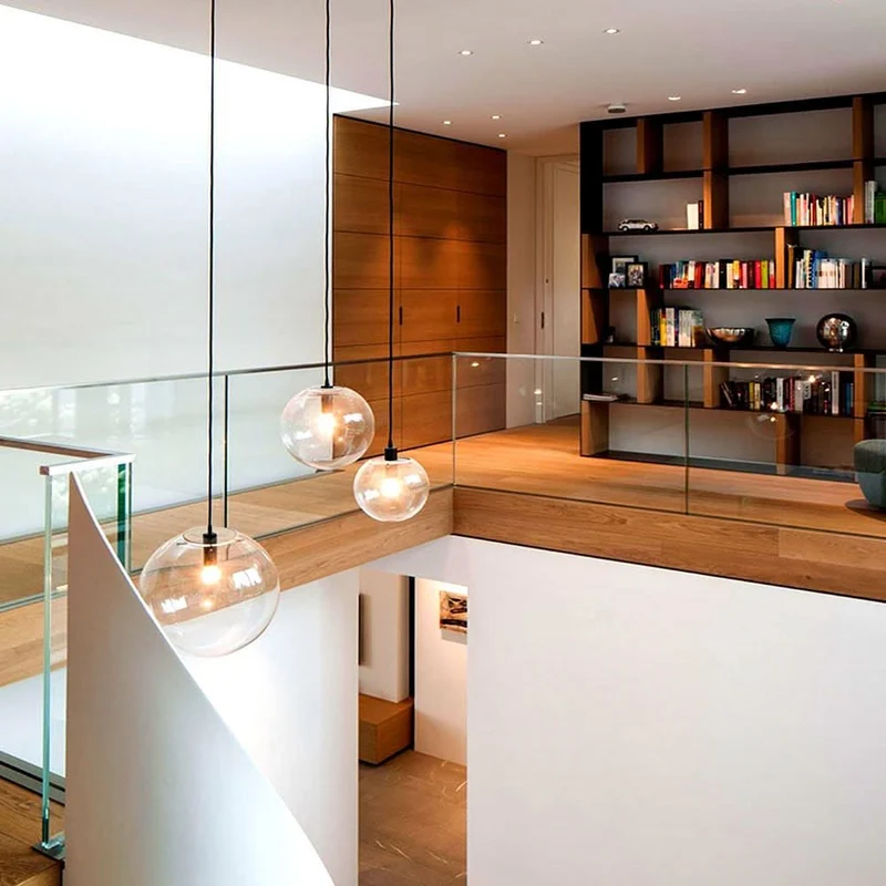 s.luce Orb Glaskugel Galerieleuchte Aufhängung 500cm Weiß