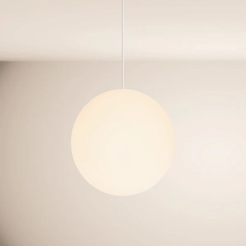 s.luce Orb Glaskugel Pendelleuchte Aufhängung 150cm Weiß