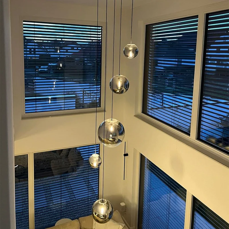 s.luce Orb Glaskugel Pendelleuchte Aufhängung 150cm Weiß