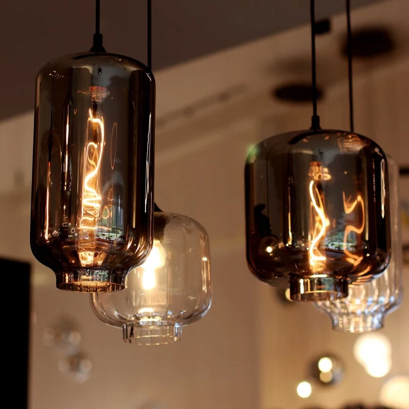 s.luce Velo Glas-Pendelleuchte Aufhängung 150cm Schwarz