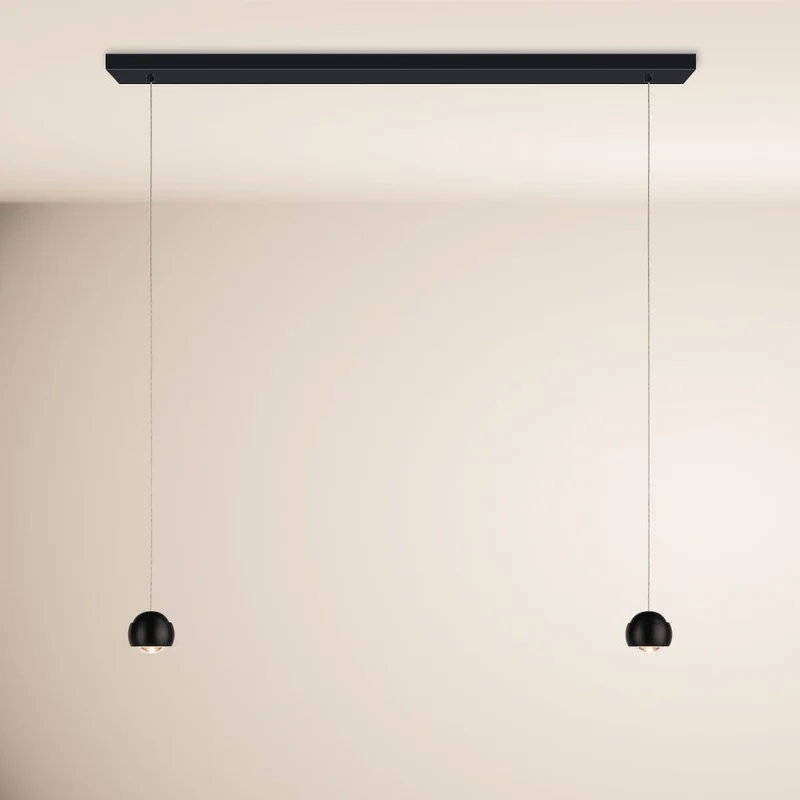 s.luce Beam LED Esstisch-Pendelleuchte Balken 120cm