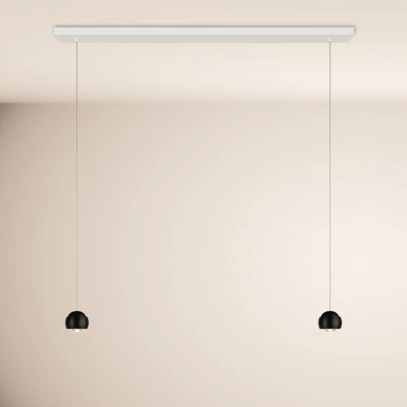 s.luce Beam LED Esstisch-Pendelleuchte Balken 120cm
