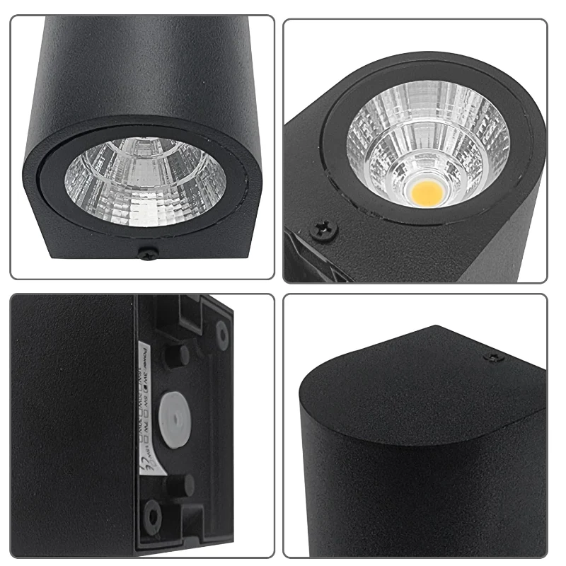 3W LED Wandlampe IP54 Warmweiß für Innen & Außen ~3485