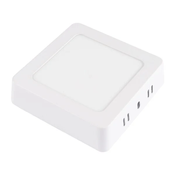 LED-Aufbaupanel, 6W, 480lm, 2800K, viereckig