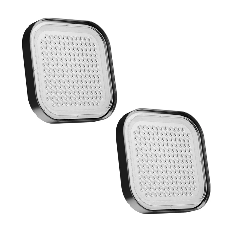 2er-Pack LED-HighBay, Hallenstrahler quadratisch, 150 W, 18000 lm, 5000 K (neutralweiß), IP65