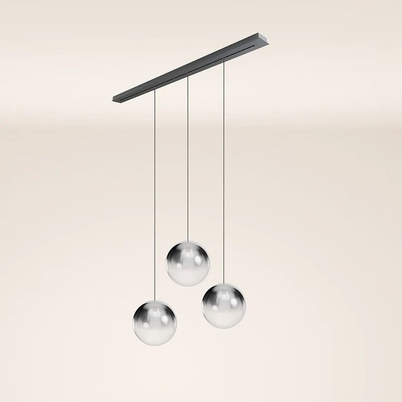 s.luce Orb Esstischleuchte 3-flammig 160cm Ø 3x40