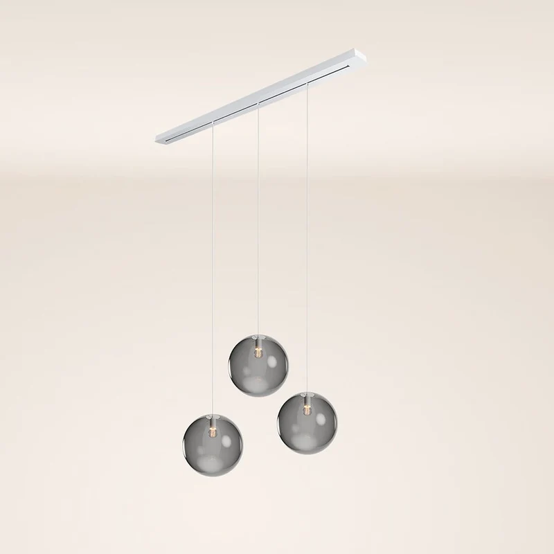 s.luce Orb Esstischleuchte 3-flammig 160cm Ø 3x40