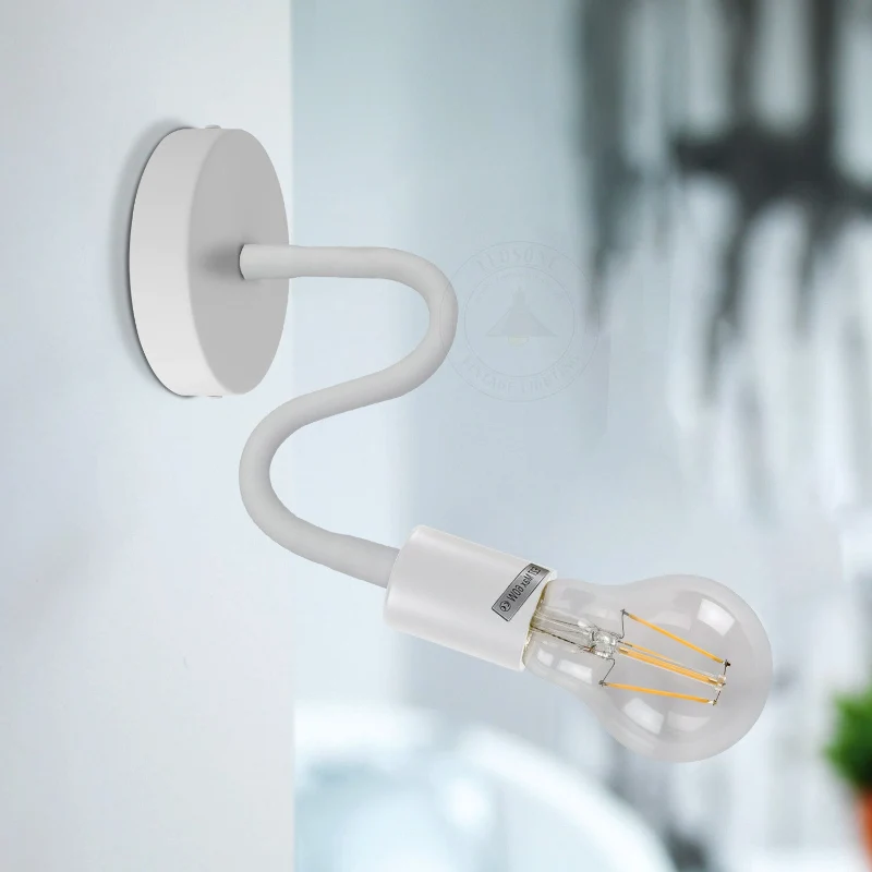 2er Pack Schwanenhals Wand & Deckenleuchte flexibel Lampe ~3480