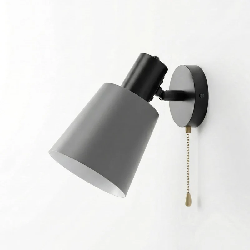 Ledsone Wandlampe mit Zugschalter| 90° Verstellbar | E27 ~3478